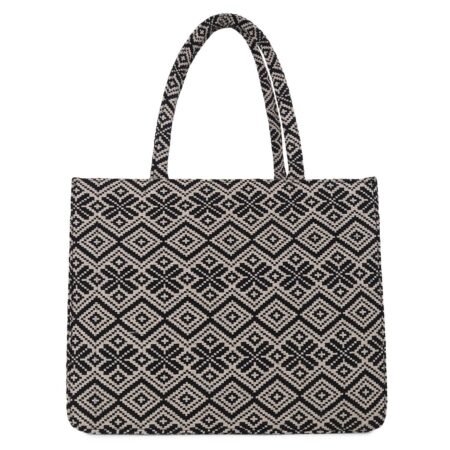 Gkt Black Pattern Casual Bag