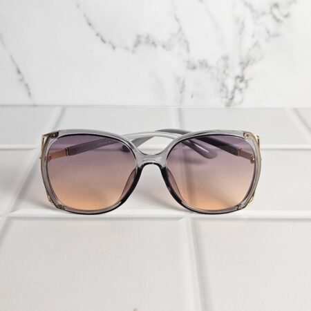 Large Peach Square Women's Sunglasses